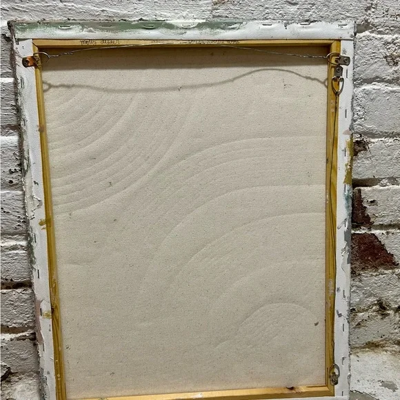 Concrete Geometric Painting on Canvas by Molly Dexter, Seneca Avenue Arts. - Picture 7 of 9